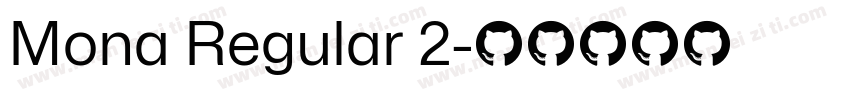 Mona Regular 2字体转换